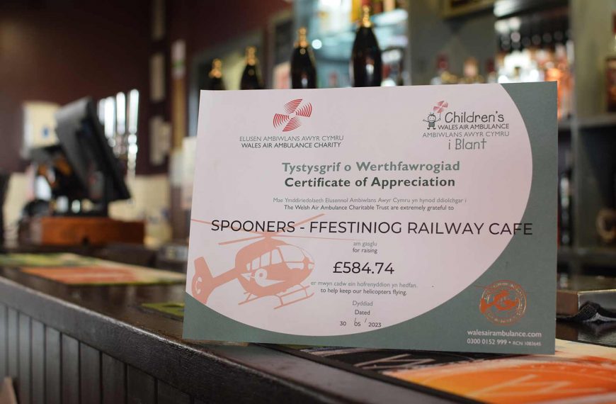 £584.00 raised for Welsh Air Ambulance