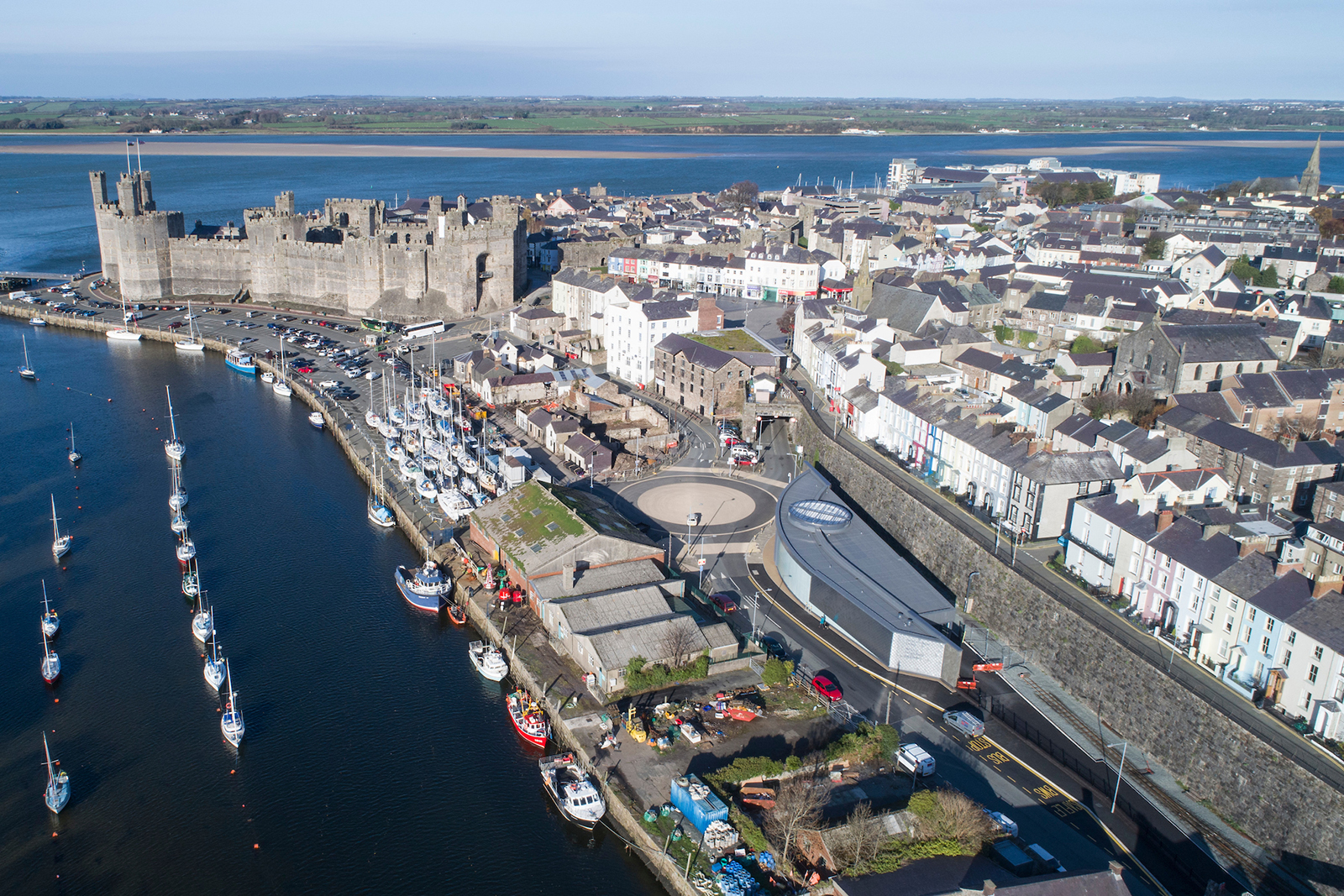 Caernarfon - Aerial View